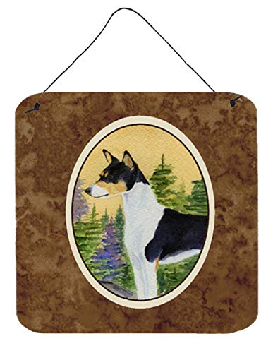 Caroline's Treasures SS8201DS66 Basenji Wall or Door Hanging Prints Aluminum Metal Sign Kitchen Wall Bar Bathroom Plaque Home Decor, 6x6, Multicolor