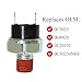 Arpisziv 10 PSI 1/4-18 NC Oil Pressure Switch 0C30250SRV Compatible with Ge-nerac 0G6820 V-Twin Air Cooled Engines GT990 GT760