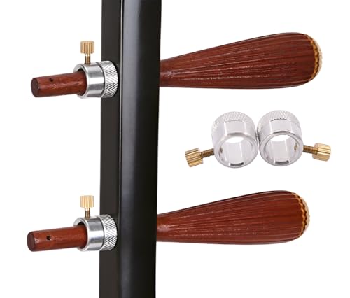Stimmwirbel Stabilisator für Erhu, Gaohu, Jinghu, Banhu, Zhonghu, 2 Stück, verhindert Rutschen, einstellbare Spannung