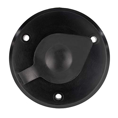 Recpro Rv Cable Tv Plate | Coaxial Cable Connector | Black Or White Option | 1 Or 2 Option (Black, 1 Outlet) | Made In America #TOP1