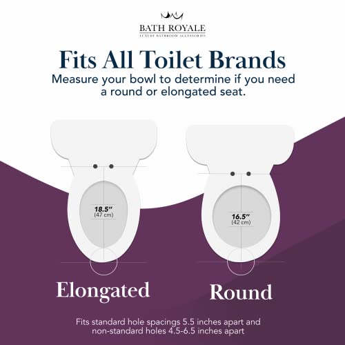 image for Heavy Duty & Soft Close Toilet Seat Elongated BR237-00 Scratch Resista
