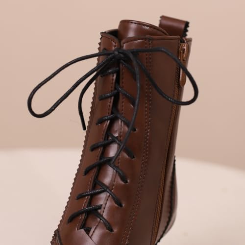 Bottines Victorian PAYDVOIER taille 36 aux finitions soignées en marron - 3