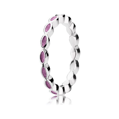 Anillo Pandora de plata 925 y esmalte 190884EN21 el regalo ideal de cumpleaños para mujer
