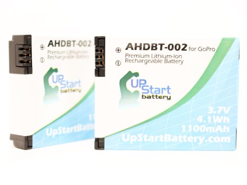 2X Pack - Replacement for GoPro HD Hero2 Battery - Compatible with GoPro Hero Digital Camera Battery (1100mAh 3.7V Lithium-Ion)