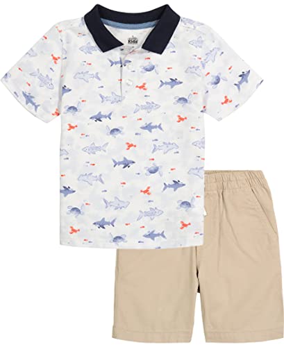 Image of Kids Headquarters Boys' 2 Pieces Polo Short Set