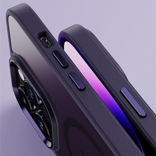 Étui magnétique iPhone 12 Pro Max ENILSA transparent et rose antichoc