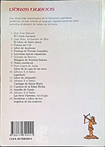 El conde Lucanor . (Spanish Edition) [Spanish] 8470390244 Book Cover
