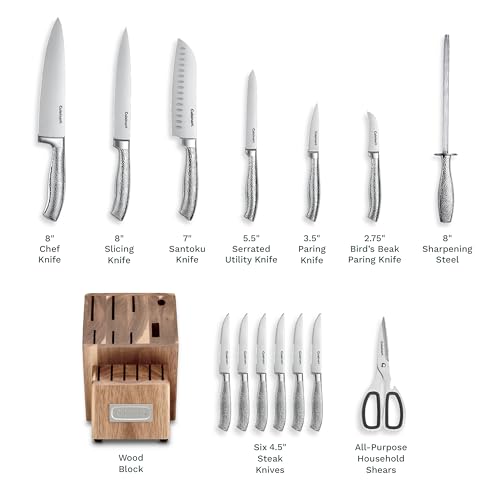 Cuisinart 15-Piece Stainless Steel Soft Hammer Block Set - image 3