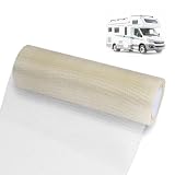 OCCOUMR RV - Nastro di riparazione per tende da sole, 18 cm x 9 m, impermeabile, forte adesivo, resistente all'abrasione, per teloni, tende, teloni, barche, esterni, kit di riparazione per crepe e