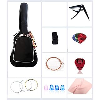 YYFANG 38″ Guitare Classique Dreadnought Dégradé De Couleur Tilleul Guitare Junior Kit De Démarrage pour Enfants Débutants Adultes, avec Sac, Sangle, Plectre, Cordes De Rechange - Les Beatles, Paul McCartney, John Lennon, RIngo Starr, George Harrison YYFANG 38" Guitare Classique Dreadnought Dégradé De Couleur Tilleul Guitare Junior Kit De Démarrage pour Enfants Débutants Adultes, avec Sac, Sangle, Plectre, Cordes De Rechange – Image 5