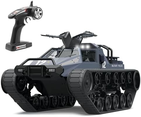 Mostop Remote Control Crawler High Speed Off-Road 4WD RC Car 2.4 Ghz RC Army Truck 1/12 Drift RC Car for Kids Adults