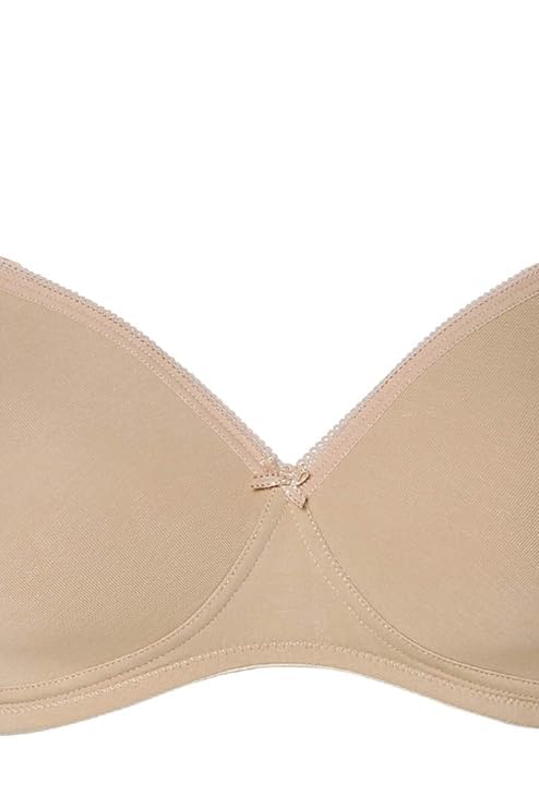 Image of Van Heusen Women's Cotton T-Shirt Bra|16 Hour Comfort|Everyday Bra|Breathable Perforated Cups|Anti Bacterial Tech|Sweat Absorbent|Padded|Wireless|Coverage|No Slip Soft Straps|Detachable Straps