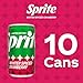 Sprite Winter Spiced Cranberry Soda Soft Drink Fridge Pack, 7.5 fl oz Mini Cans, 10 Pack