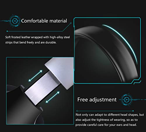 Auricular Bluetooth 5.0 plegable para teletrabajo y viajes con pantalla de alimentación 5