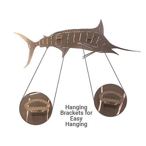 Next Innovations Marlin 3D Metal Wall Art, Fish Wall Décor, Large #TOP4
