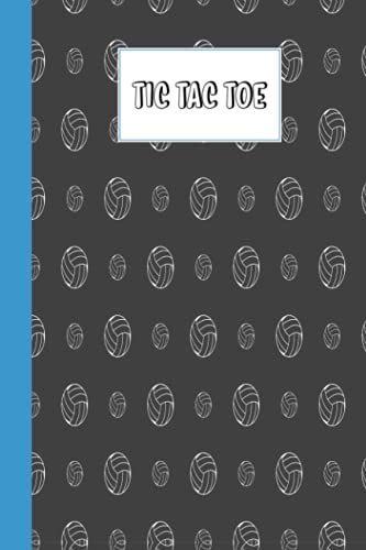Tic Tac Toe: Games Fun Activities for Kids / Paper & Pencil Workbook for Games, Smart gifts for Family | Volleyball Cover by Sideris John image 2