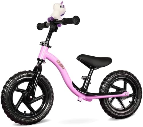 KRIDDO Kinder Laufrad ab 2 Jahre, Lauflernrad ab 18 Monaten bis 5 Jahren, interaktives Balance-Fahrrad mit Fußstütze und Lenker, Geschenk für Jungen und Mädchen zum Geburtstag, Bab