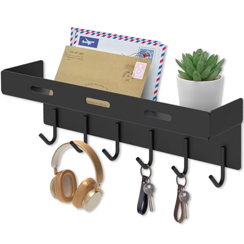 Nekon Key Holder Wall Mount, 9.6 Inch Self Adhesive Key