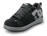 DC Work Men's Court Graffik Work Black and Gray Composite Toe Shoe