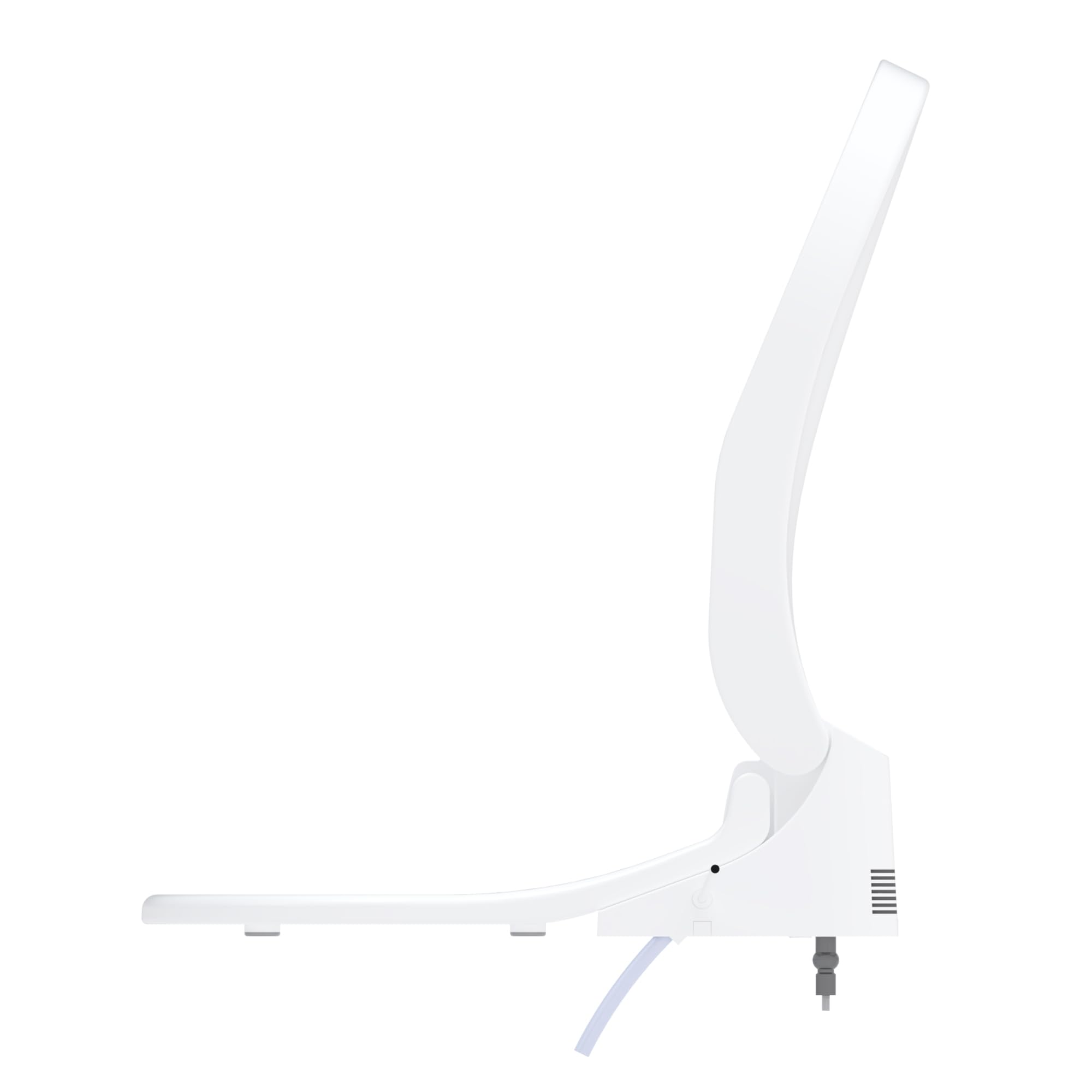 SFA - Saniseat - Abattant Déclipsable Pour WC - Lavant Et Séchant - Douchette Double Buses Et Ventilateur Air Chaud - Nettoyage Automatique - Compatible Cuvettes Standards - Made In France