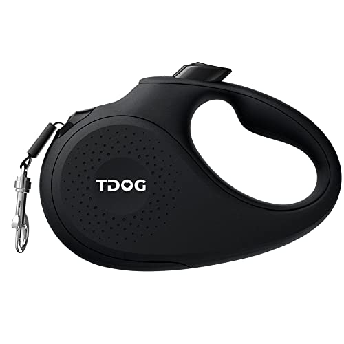 TDOG Retractable Dog Lead | 5m Strong Nylon Tape| Heavy Duty Extendable Dog Lead | up to 25kg