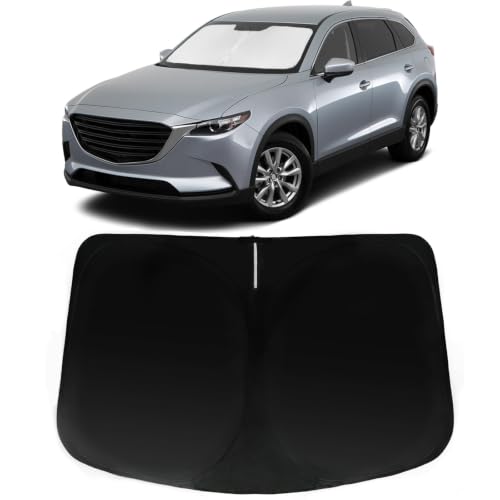 Image of Windshield Sun Shade for Mazda CX-9 2016-2021 CX9 2023-2026