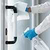 Safeguard Nitrile Disposable Gloves, Powder Free, Food Grade Gloves, Latex Free, 100 Count, Small Size, Blue