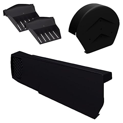 24 x Universal Black Dry Verge Kit Cover