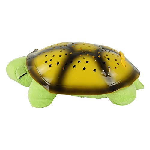 Luminária Abajur Infantil Tartaruga Musical Som Projetor de Estrelas em Led - TAT250R