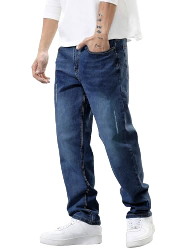 Image of Noble Monk Men's Denim Jeans | Stylish Casual Wear | Stretchable Cotton Trousers | Comfortable Everyday Pants | Travel, Outdoor & Streetwear