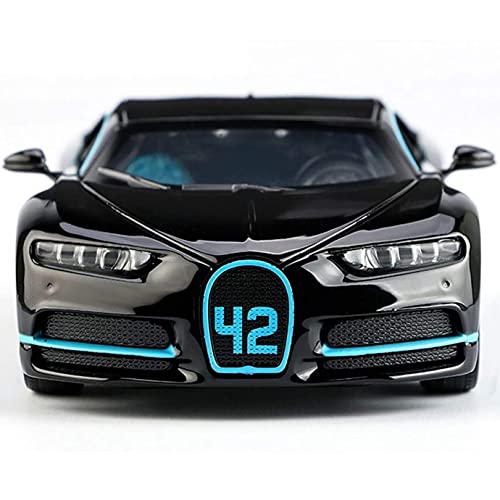 Image of 1:32 Scale Chiron Toy Car Diecast Metal Cars with Light Sound Openable Door Pullback Toy Car for Kids Best Gifts Toys for Boys