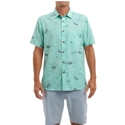 PELAGIC Topshot Trollin Button Up2