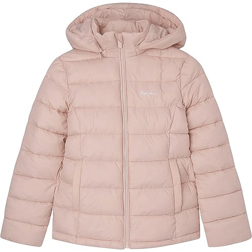 Pepe Jeans Simone Short Jacket, Rosa (Ash Rose), 16 Years Niña