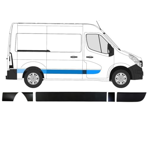 Moulures Nissan NV400 2010- droite réparer flanc portière rayé