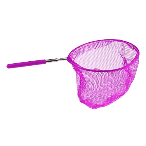 EXCLUZO-Kids-Pond-Fishing-Net-Extend-Telescopic-Butterfly-Insect-Bug-Catcher-Purple