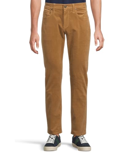 Paige Men's Federal Slim Straight Fit Stretch Corduroy Pant, Palomino, 36