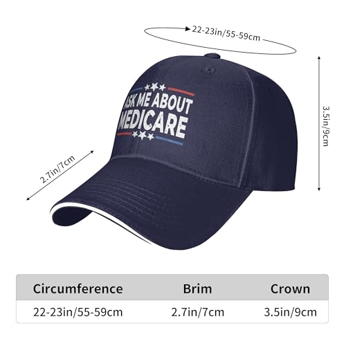 Gorra Ask Me About Medicare unisex Vetrova miniatura 3