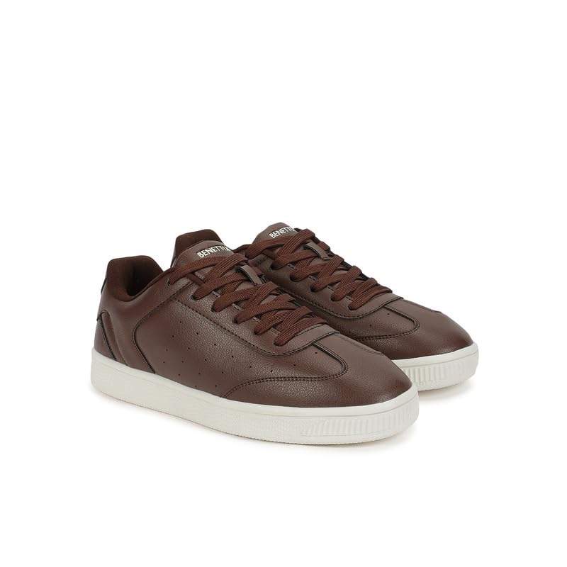 Image of United Colors of Benetton Mens United Colors of Benetton Perforations Lace-ups Plane Sneakers Sneaker