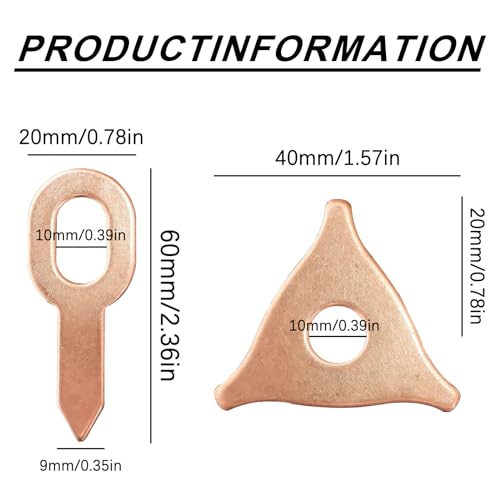 Image of 100PCS Dent Pulling Rings, Dent Pulling Puller Rings Triangle OT Dent Pulling Straight Washer, Metal Shrink Repair Tool for Car Body Welding Panel Welder Spot Welding Machine