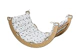 arco madera bebe Efecto de aprendizaje: apoya a tus hijos en su aprendizaje y deja volar su creatividad. Los elementos de escalada pueden apoyar el desarrollo del pensamiento espacial, estimar distancias y alturas así como la coordinación y un sentido del equilibrio.