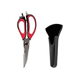 Heavenly Shears with magnet cover case - Professional Heavy-Duty Stainless Steel Restaurant quality multifunction scissors from Jule's Kitchen Tools