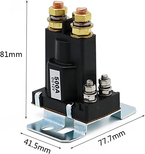 Relé de arranque de 500A 24V DC para batería dual de coche y camión resistente 3