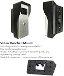 Universal Video Doorbell Mount, Wall Mounted Bracket for Avoid Drilling, Perfect for Houses, Apartments, and Office