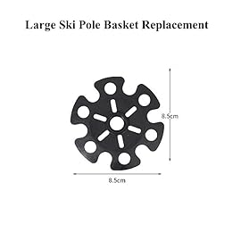 Ski Pole Baskets Replacement Snow Baskes for Trekking Poles, Hiking Poles, Walking Poles Trekking Pole Tips Replacement Ski Poles Basket for Snoeshoe Poles Pack of 4