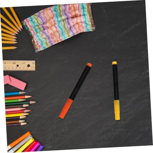 MOBUTOFU 12pcs Erasable Neon Pens for Blackboards and Acrylic Boards, Fluorescent Dry Erase Markers with Strong Compatibility and Bright Visibility, for Offices and Travel Use, PC Material - Image 6