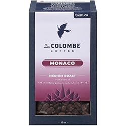 La Colombe Monaco Medium Roast Whole Bean Coffee - Notes of Milk Chocolate, Graham Cracker, Black Cherry, 12 Ounce (Pack of 1)