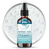 Eva Naturals Matrixyl 3000 & Argireline Peptide Serum for Face – Anti-Aging Collagen Booster with Vitamin C & Hyaluronic Acid – Reduces Appearance of Fine Lines, Smooths, Hydrates & Firms - 2 Fl Oz