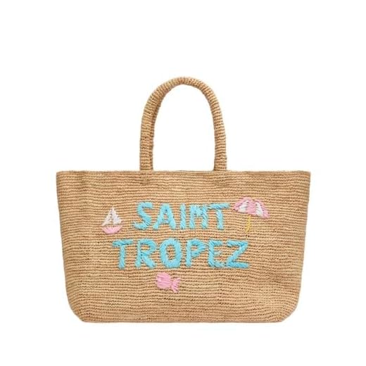 Borsa Da Mare Grande 48x32 Cm - Spaziosa, Leggera E Fashion Per Spiaggia E Viaggi - Foto 5