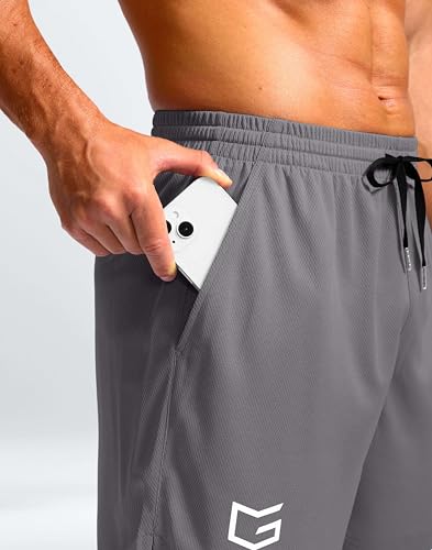 Image of G Gradual Men's Athletic Workout Shorts with Pockets 5 inch /7 inch /9 inch Lightweight Quick Dry Gym Basketball Running Shorts for Men