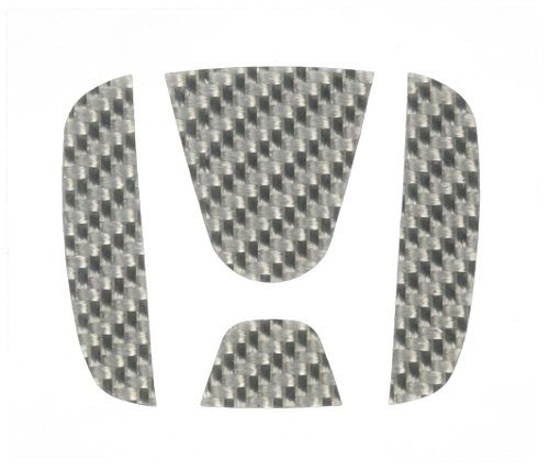 HASEPRO ( ハセ・プロ ) マジカルカーボン【ステアリングエンブレム】(シルバー) ホンダ オデッセイ/N-BOX/CR-Z CESH-2S